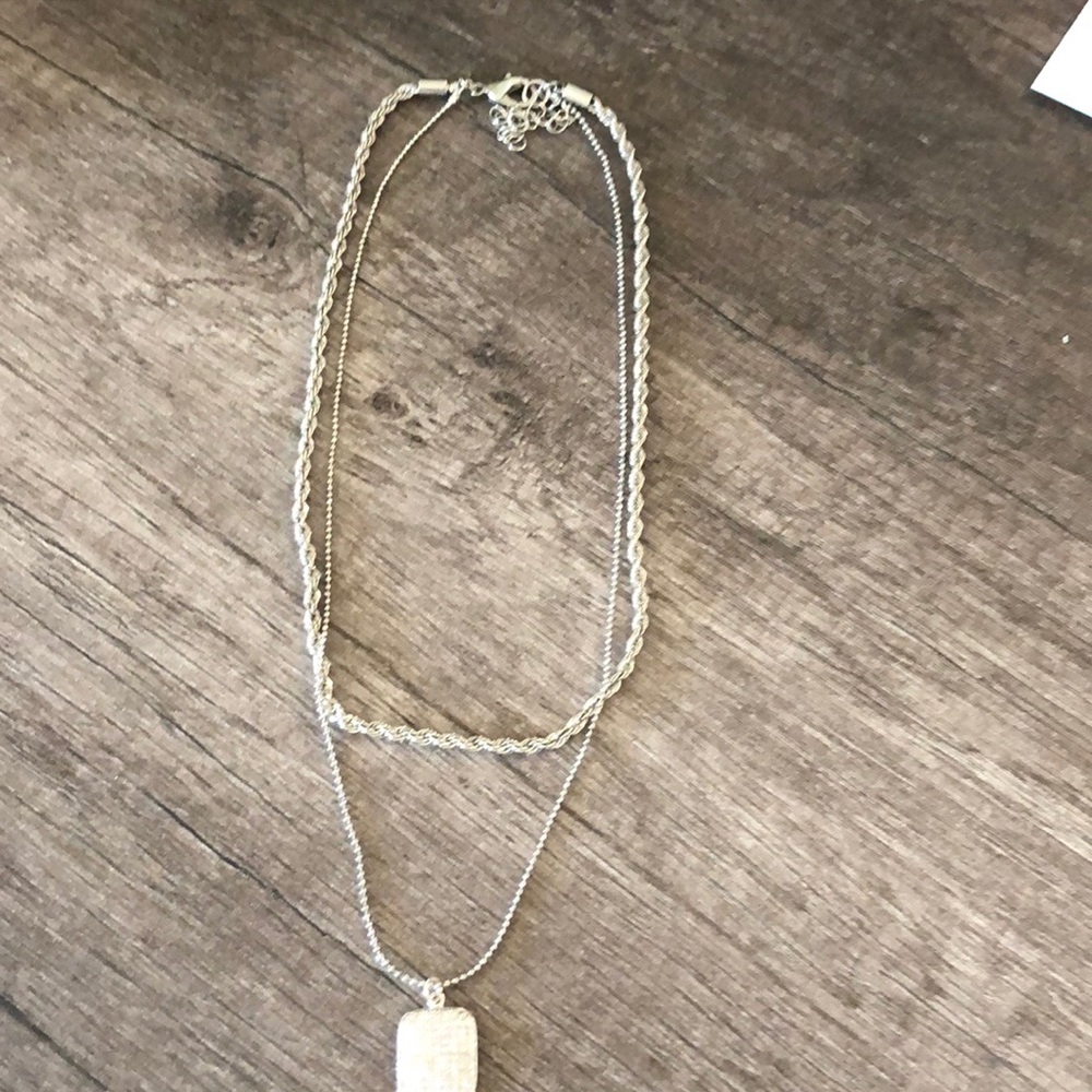 Panacea Brit Rope Chain Layered Necklace